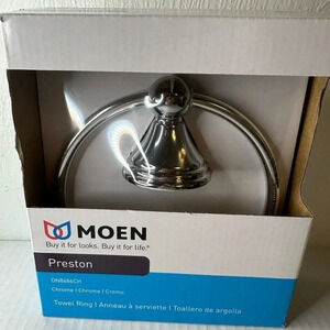MOEN Preston Towel Ring in Chrome DN8486CH